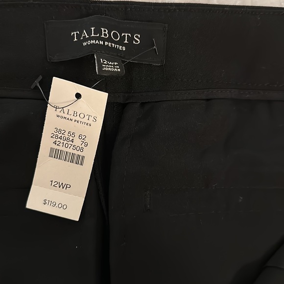 Talbots Black Straight leg trouser 12 WP - Picture 2 of 2